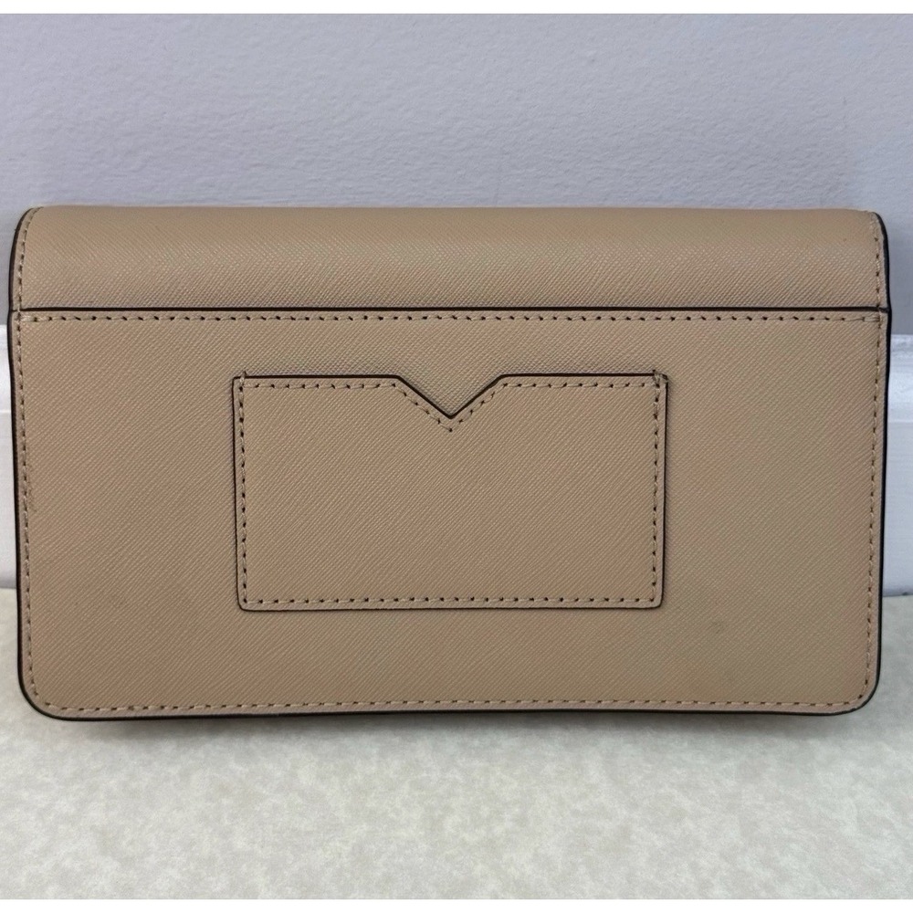 Michael Kors Wallet Camel Jet Set Travel Leather‎ Envelope Continental Flap NWT - Picture 2 of 10